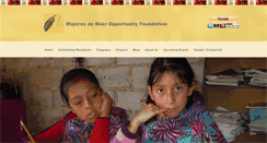 Desktop Screenshot of mujeresdemaizof.org